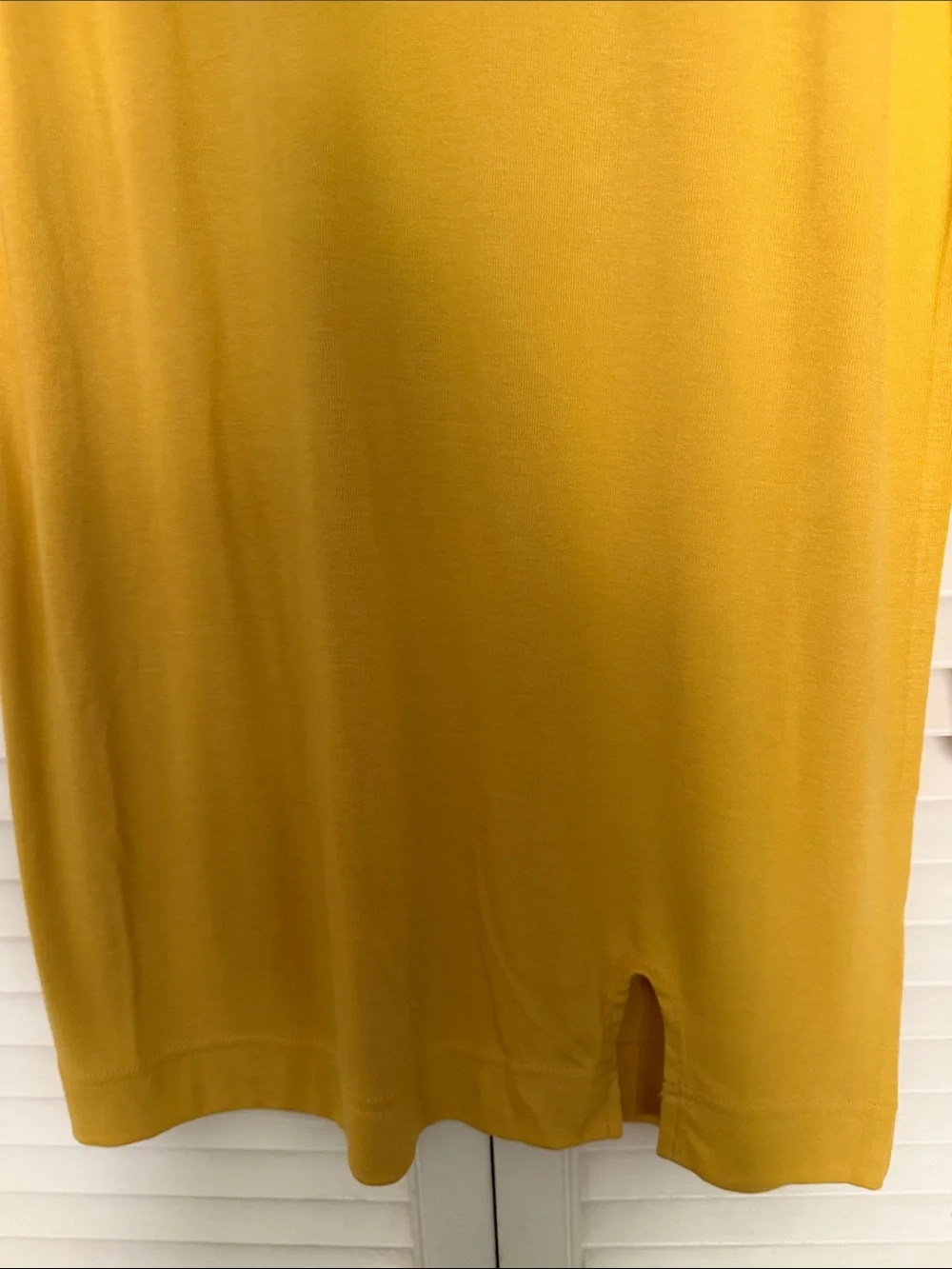 Free People gold long loose tunic dress XS